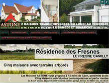 Tablet Screenshot of maison-astone.com